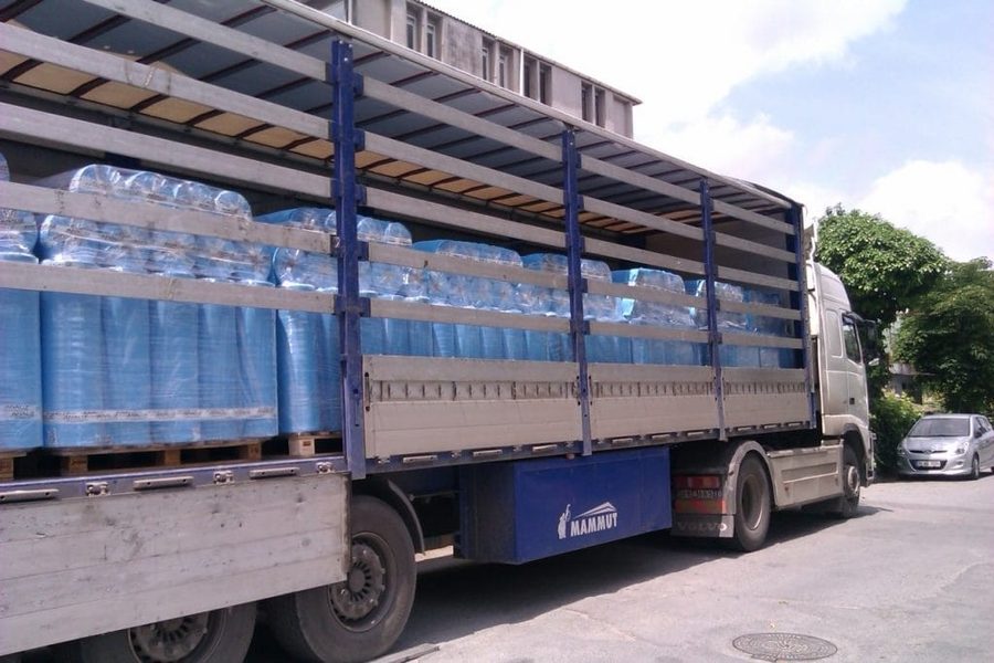 Shipment of reels